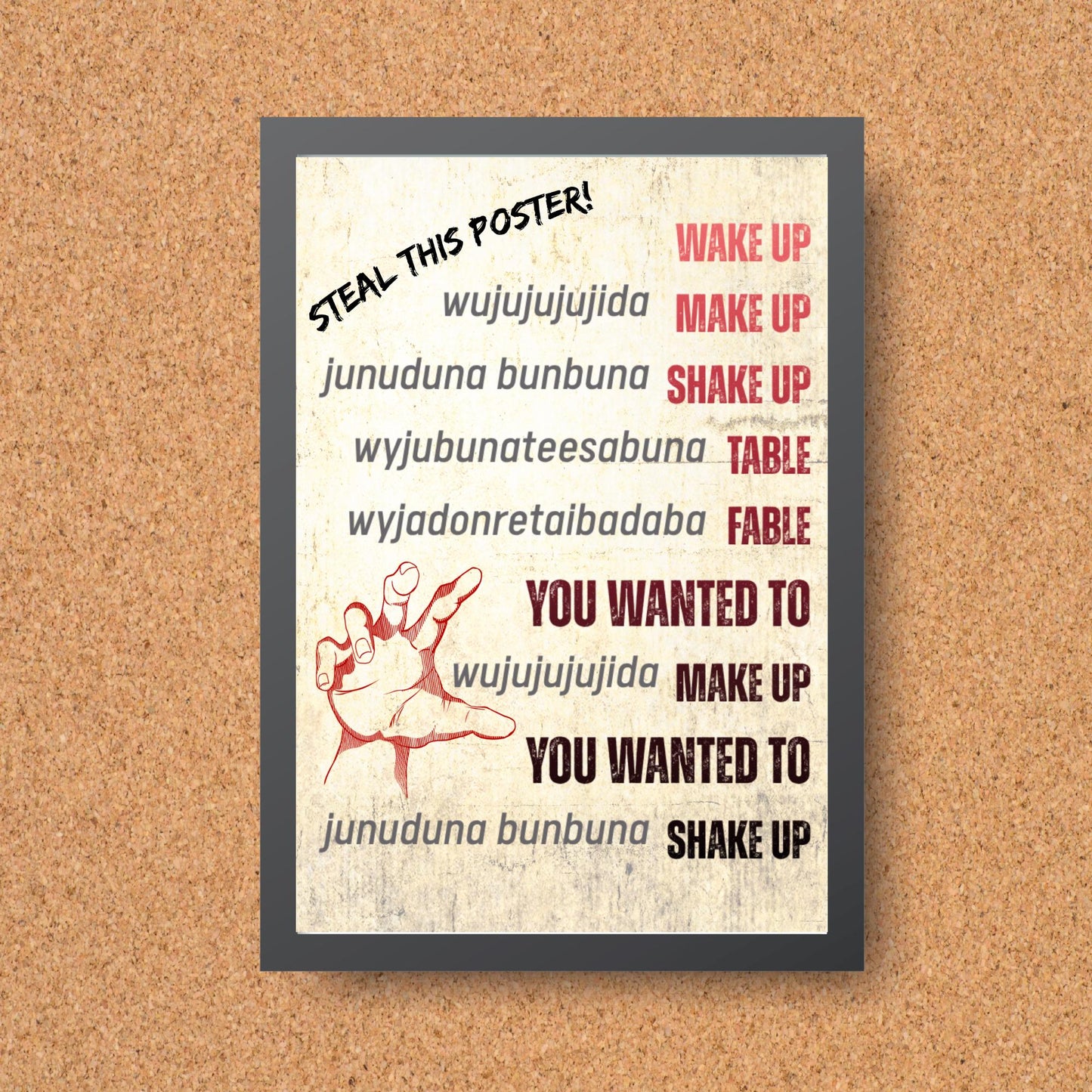 System of a Down A4 Print, High Quality Wall Art, Bar Wall Art, Chop Suey Poster SOAD