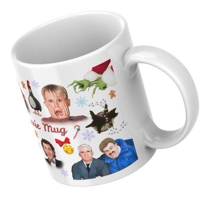 Personalised Christmas Movie Mug, Christmas Name Mug Secret Santa Gift