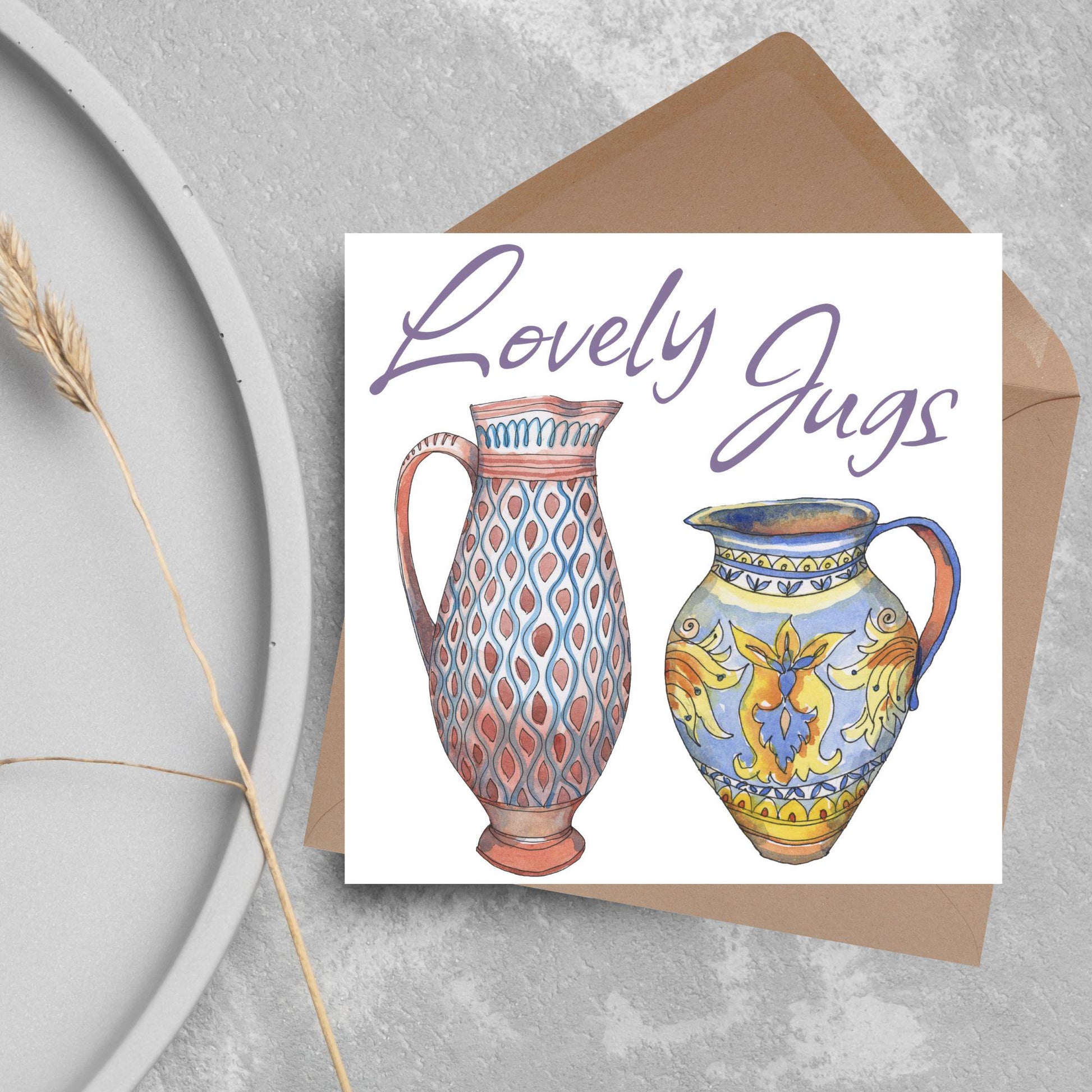 Funny Pun Birthday Card, Lovely Jugs, Card for Any Occasion, Card for Wife, Girlfriend,