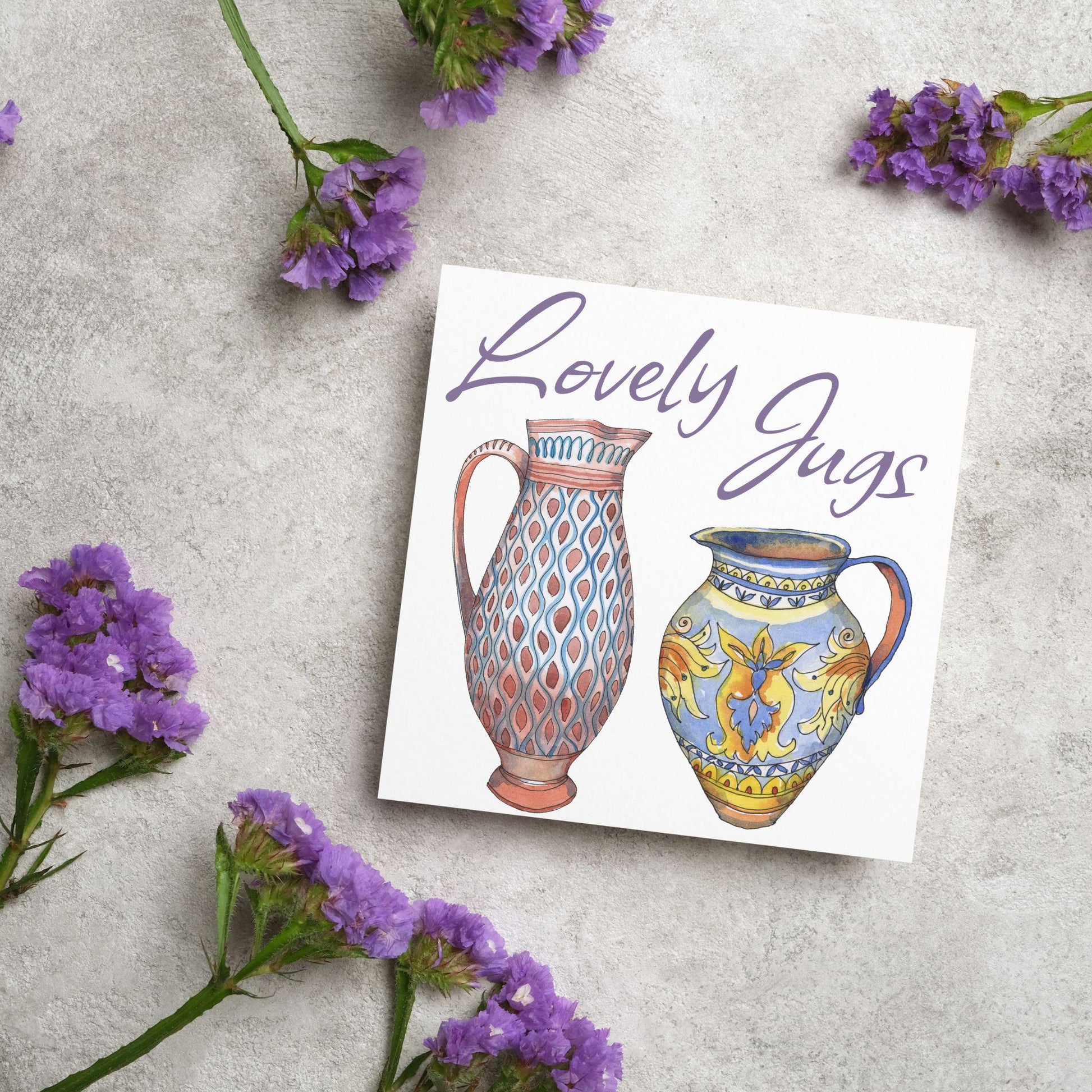 Funny Pun Birthday Card, Lovely Jugs, Card for Any Occasion, Card for Wife, Girlfriend,