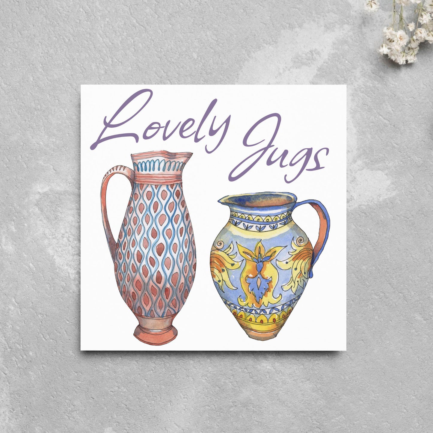 Funny Pun Birthday Card, Lovely Jugs, Card for Any Occasion, Card for Wife, Girlfriend,
