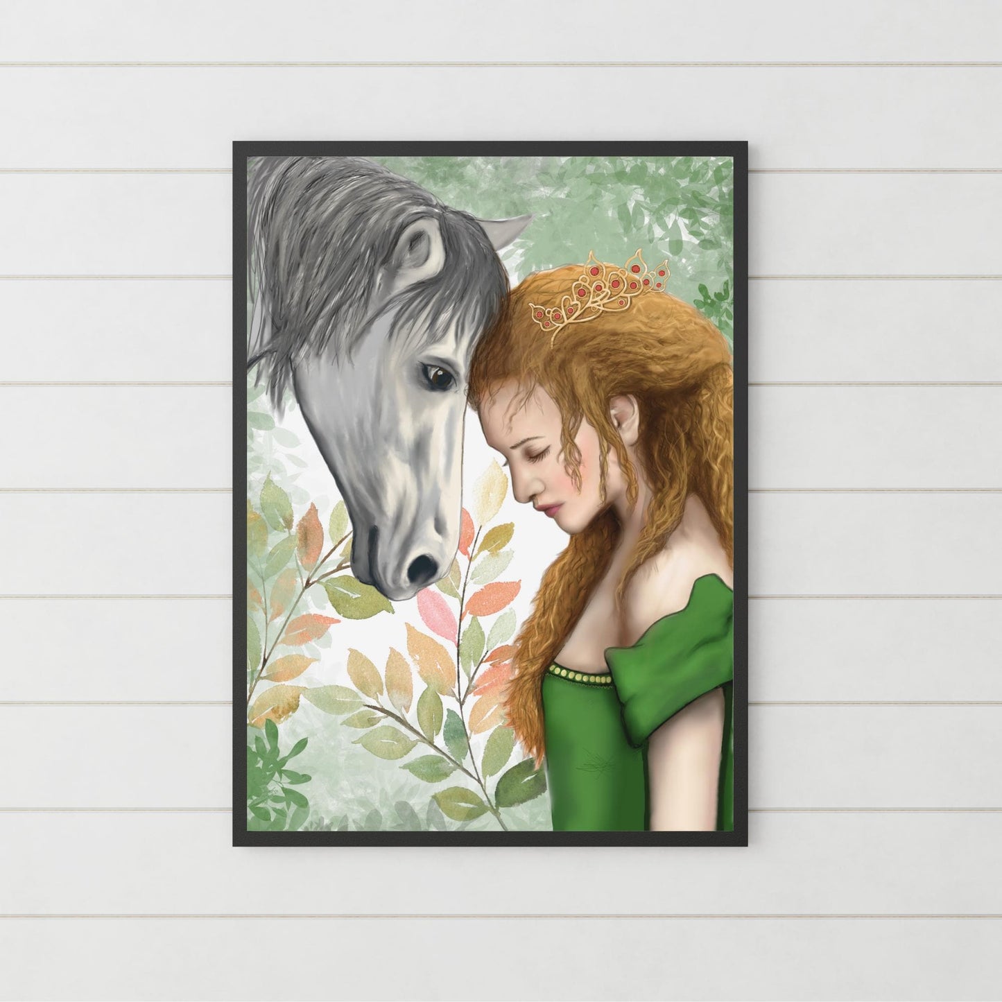 Rhiannon Goddess Print, Welsh Mythology High Quality A4 Wall Art, Original Artist Print