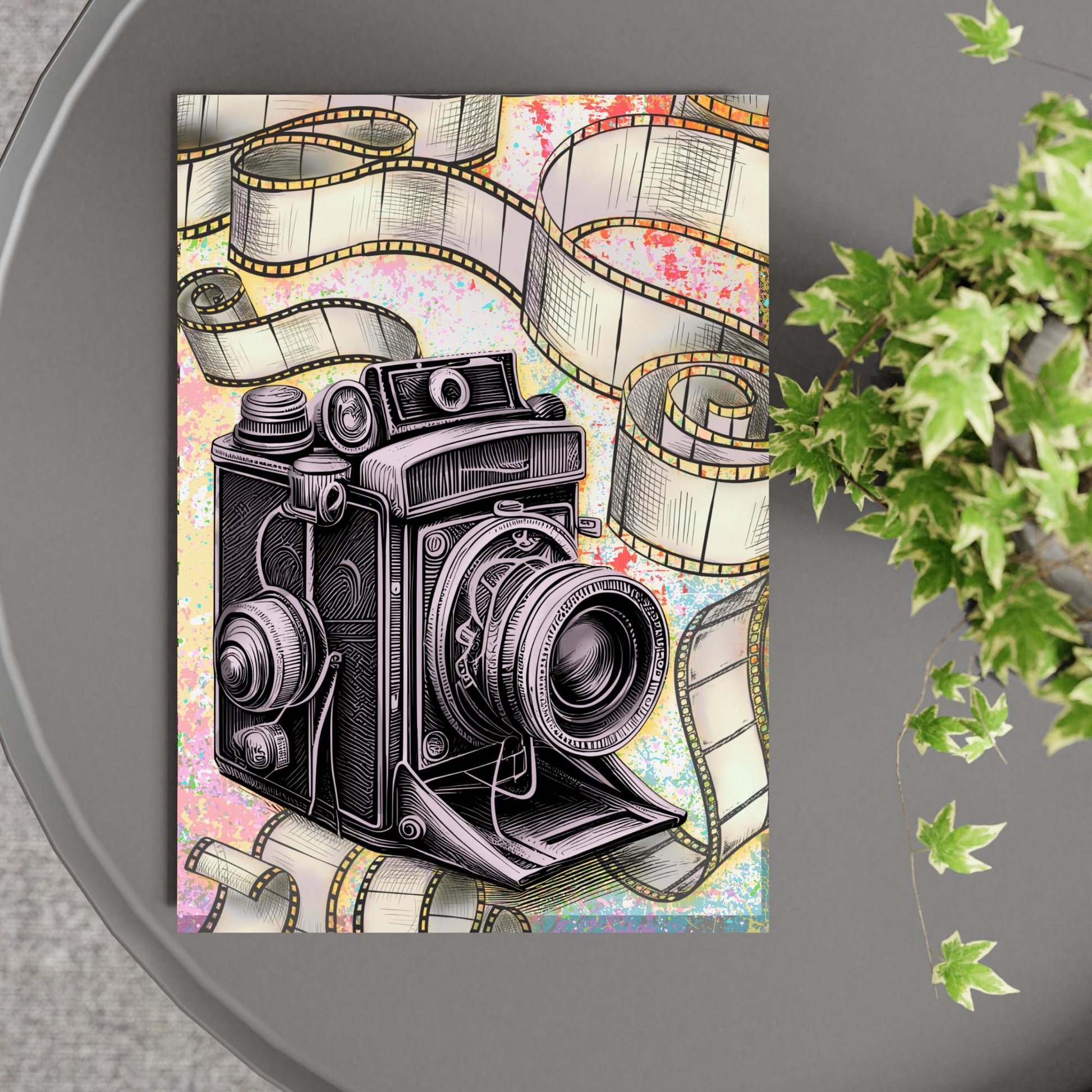 Vintage Camera A4 Print, High Quality Wall Art, Photography Wall Decor, Original Artist Print, Photographer Home Accessories Poster
