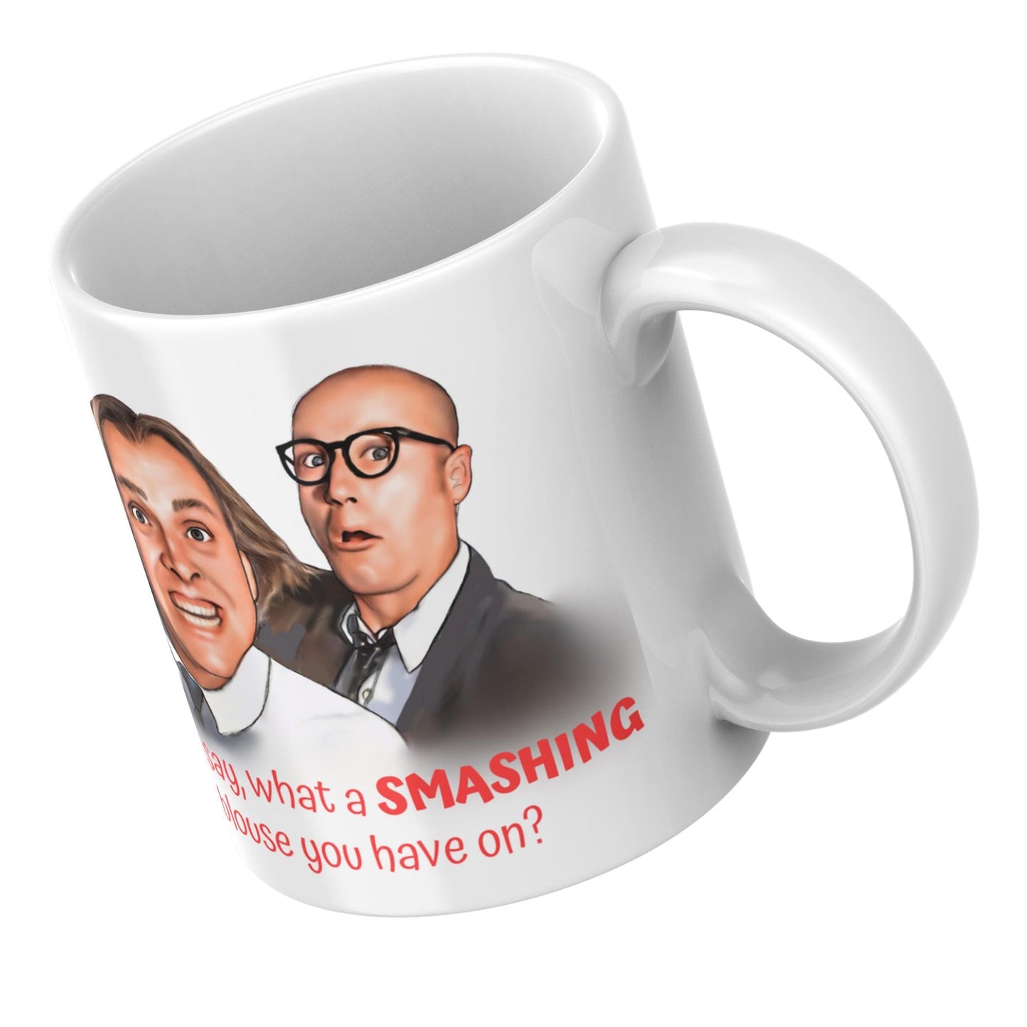 Bottom Mug, Eddie and Richie, UK Comedy, Gift For Friend, Rik Mayall Mug, Gift for Bottom Fan
