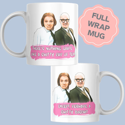 Bottom Mug, Eddie and Richie, UK Comedy, Gift For Friend, Rik Mayall Mug, Gift for Bottom Fan