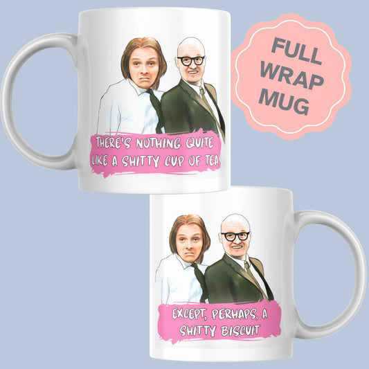 Bottom Mug, Eddie and Richie, UK Comedy, Gift For Friend, Rik Mayall Mug, Gift for Bottom Fan