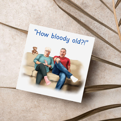 Gogglebox Birthday Card, Funny Lee and Jenny Birthday Card, British Themed, UK TV Show