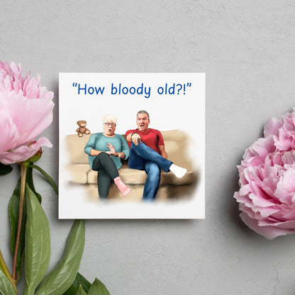 Gogglebox Birthday Card, Funny Lee and Jenny Birthday Card, British Themed, UK TV Show