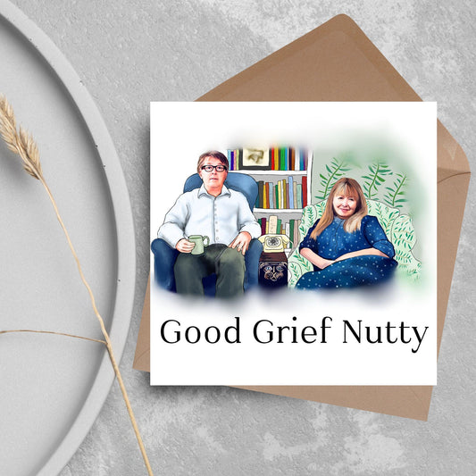 Gogglebox Birthday Card, Funny Giles and Mary Birthday Card, British Themed, UK TV Show