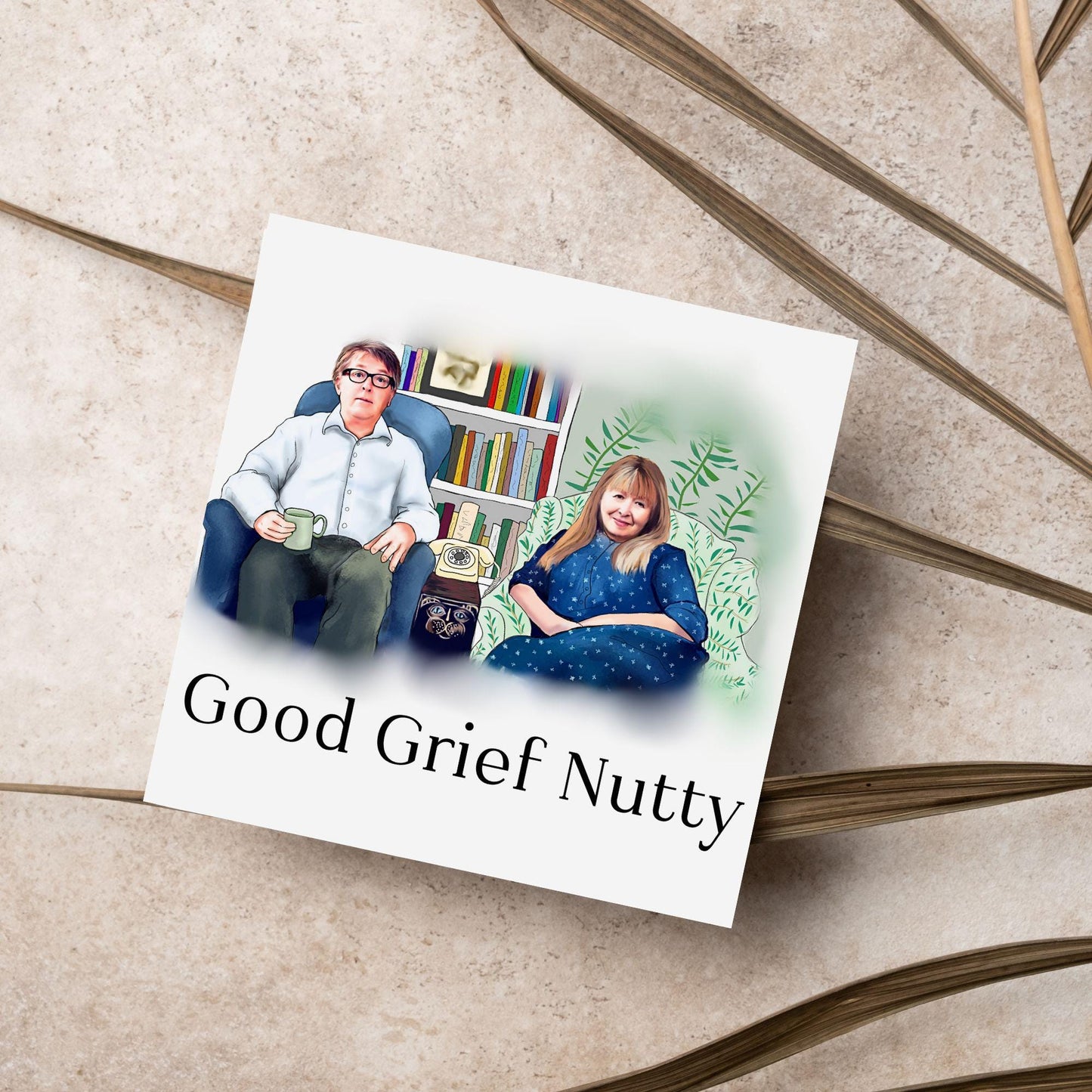 Gogglebox Birthday Card, Funny Giles and Mary Birthday Card, British Themed, UK TV Show