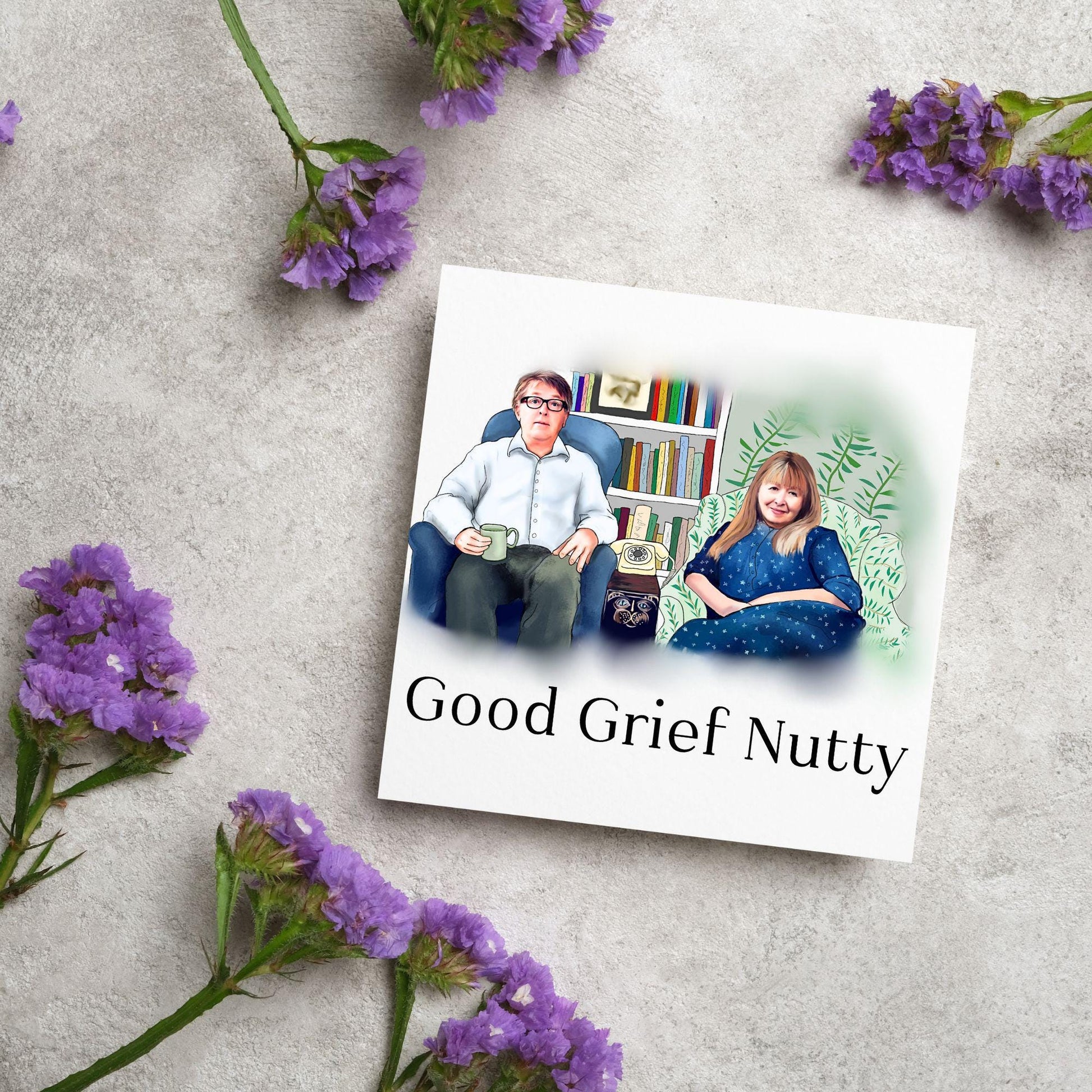 Gogglebox Birthday Card, Funny Giles and Mary Birthday Card, British Themed, UK TV Show