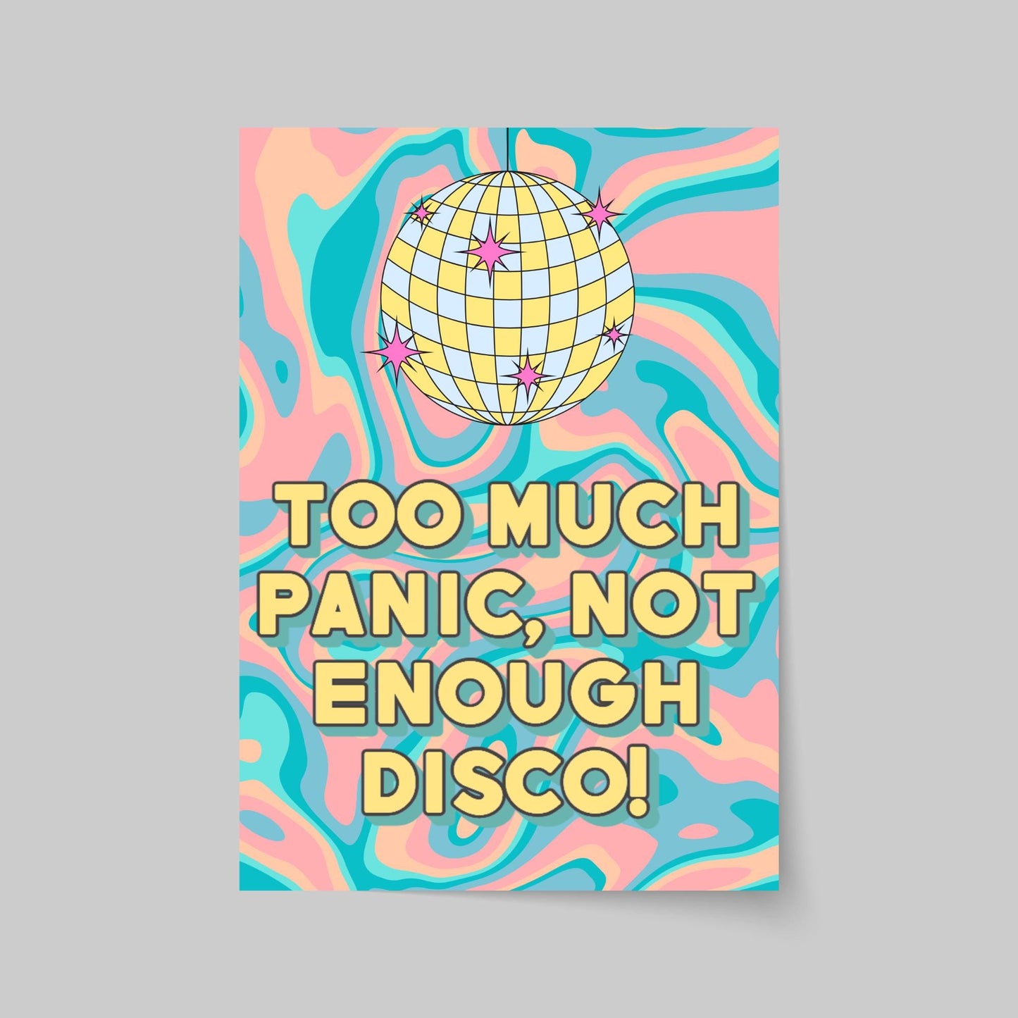 Panic At The Disco Inspired Poster, A4 Print, Fun Wall Art, Quirky Decor, Poster for Dorm, Song Lyrics