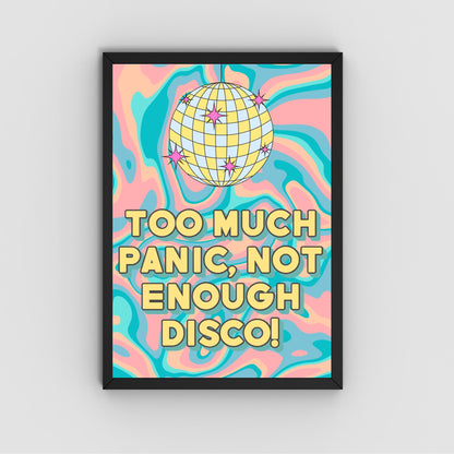 Panic At The Disco Inspired Poster, A4 Print, Fun Wall Art, Quirky Decor, Poster for Dorm, Song Lyrics