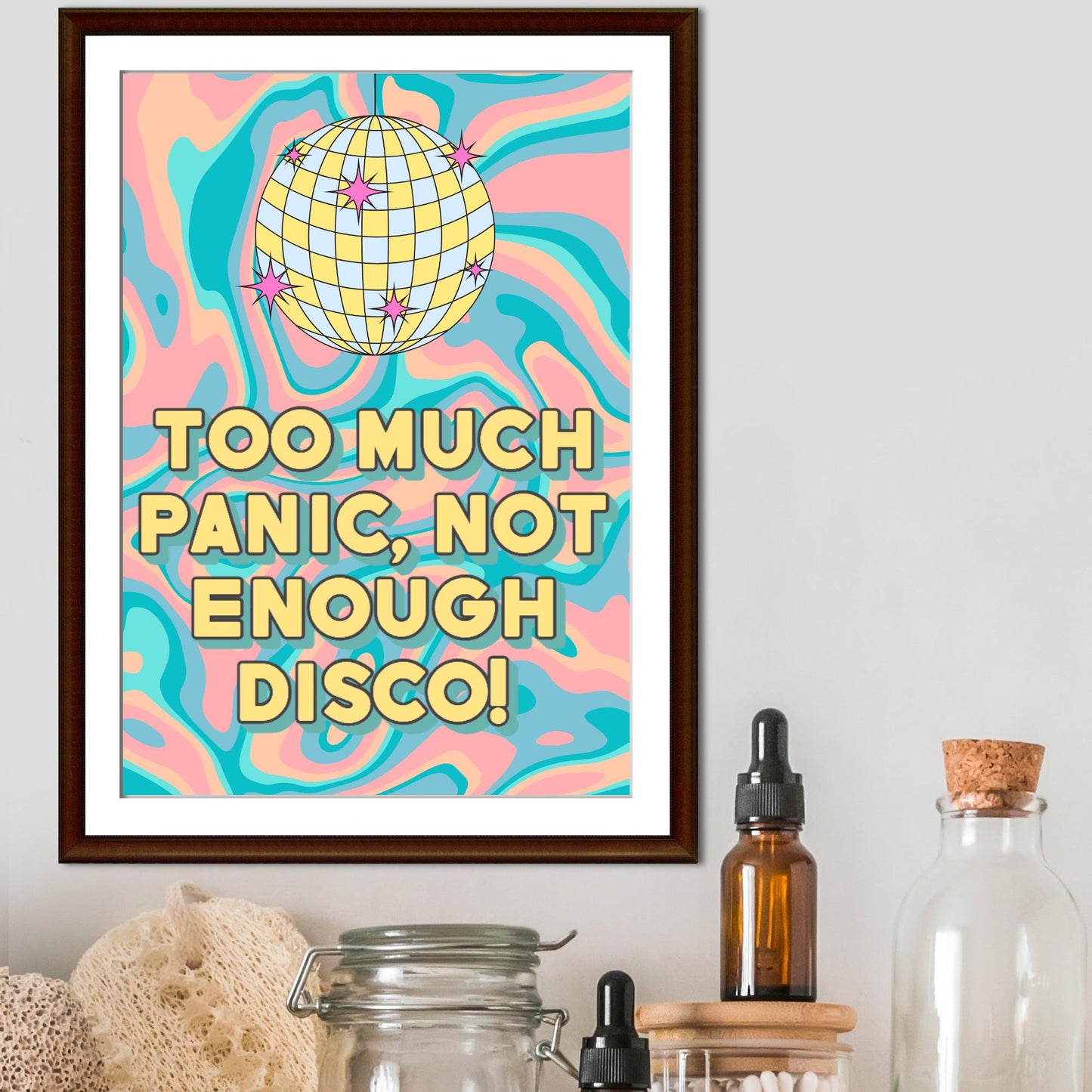 Panic At The Disco Inspired Poster, A4 Print, Fun Wall Art, Quirky Decor, Poster for Dorm, Song Lyrics