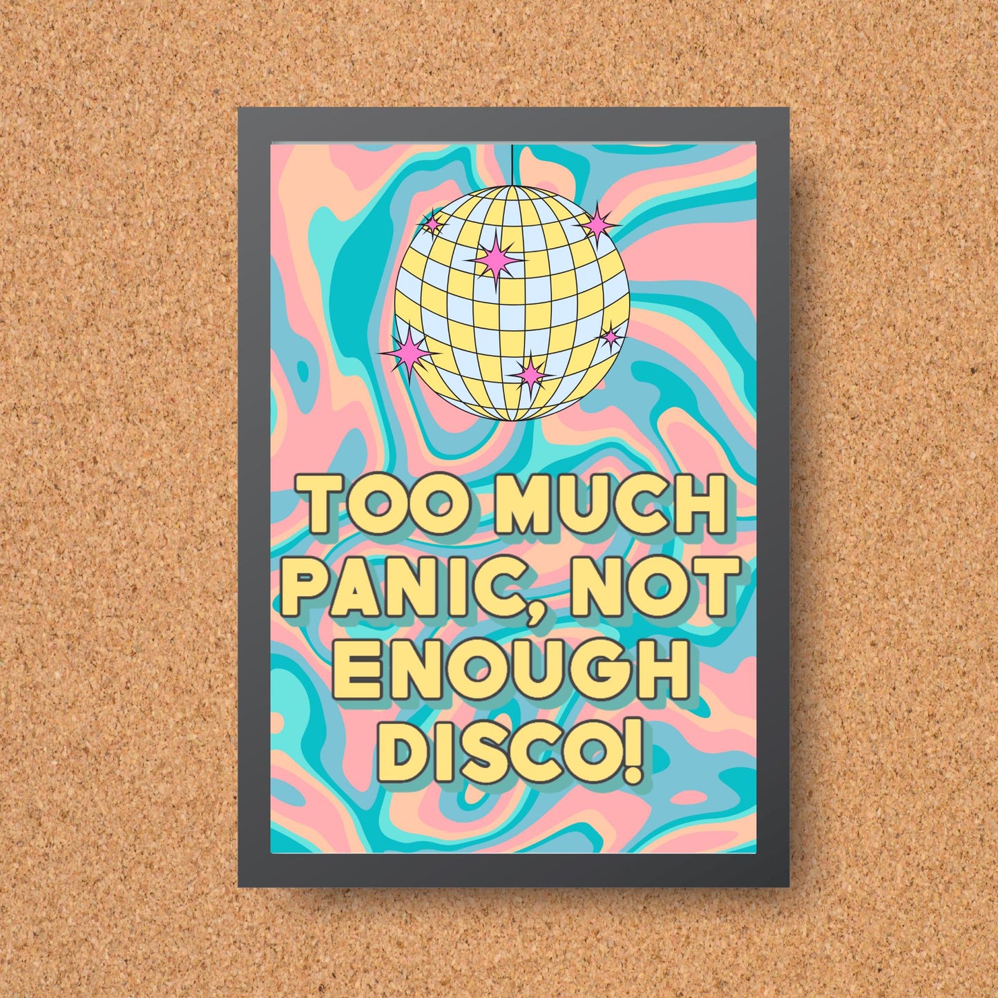 Panic At The Disco Inspired Poster, A4 Print, Fun Wall Art, Quirky Decor, Poster for Dorm, Song Lyrics