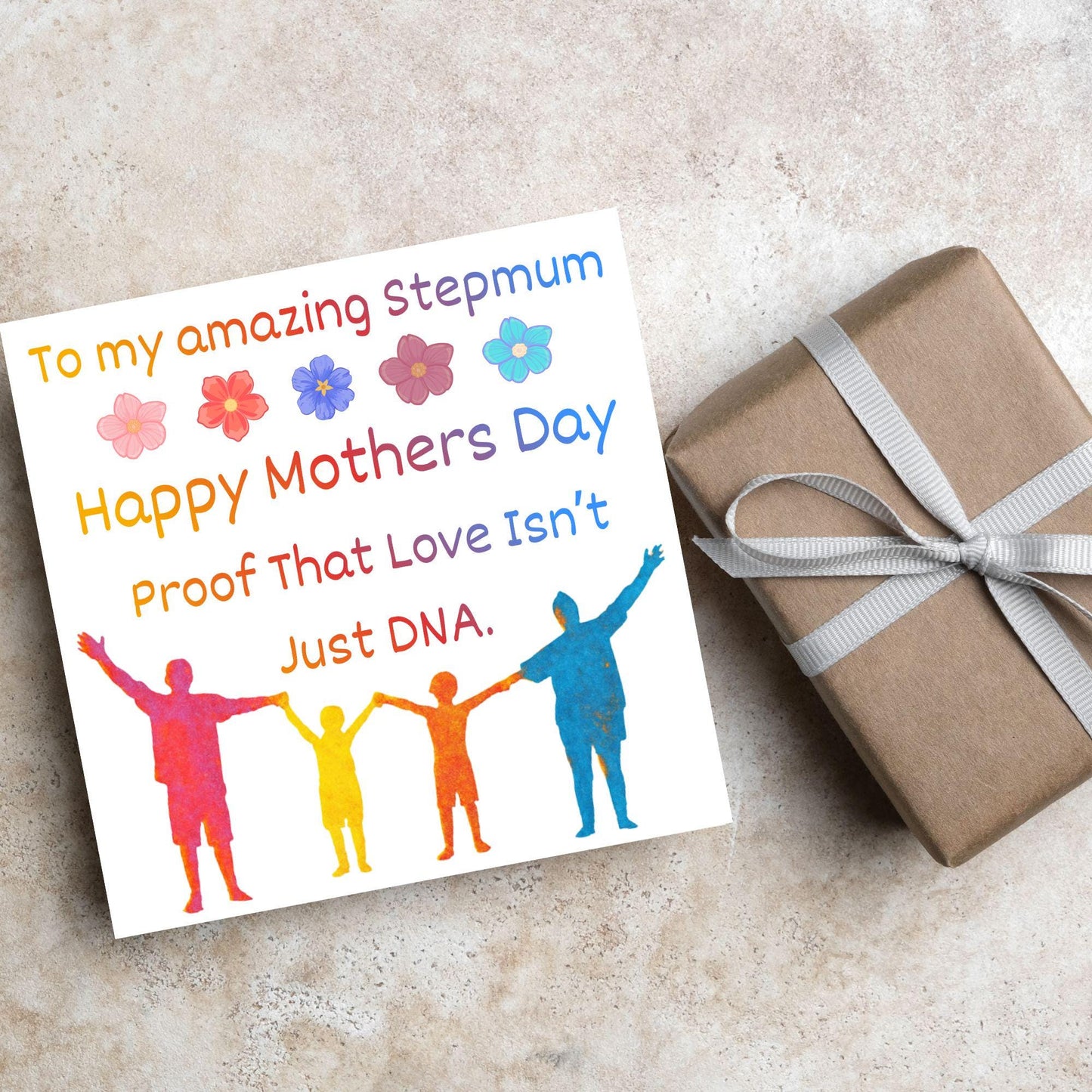 Stepmum Mother's Day Card, Happy Mother's Day, Card for Step Mother, Mam Card, Thanks Mum Card, Adopted Mum, Foster Mum