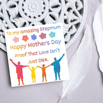 Stepmum Mother's Day Card, Happy Mother's Day, Card for Step Mother, Mam Card, Thanks Mum Card, Adopted Mum, Foster Mum