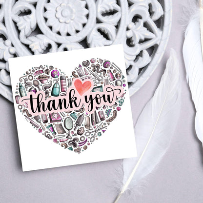 Thank You Hairdresser Card, Thankyou Hair Stylist, Appreciation Card