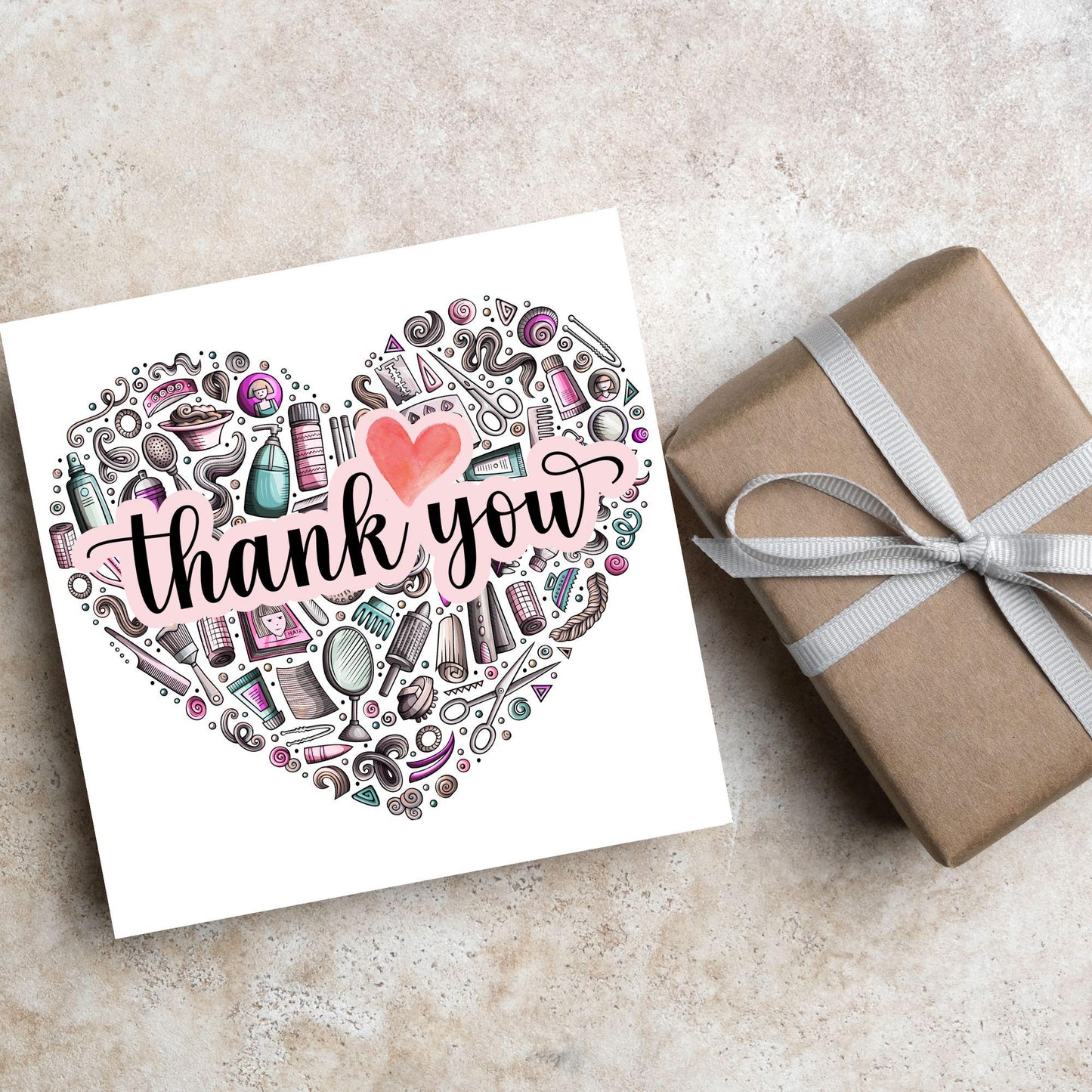 Thank You Hairdresser Card, Thankyou Hair Stylist, Appreciation Card