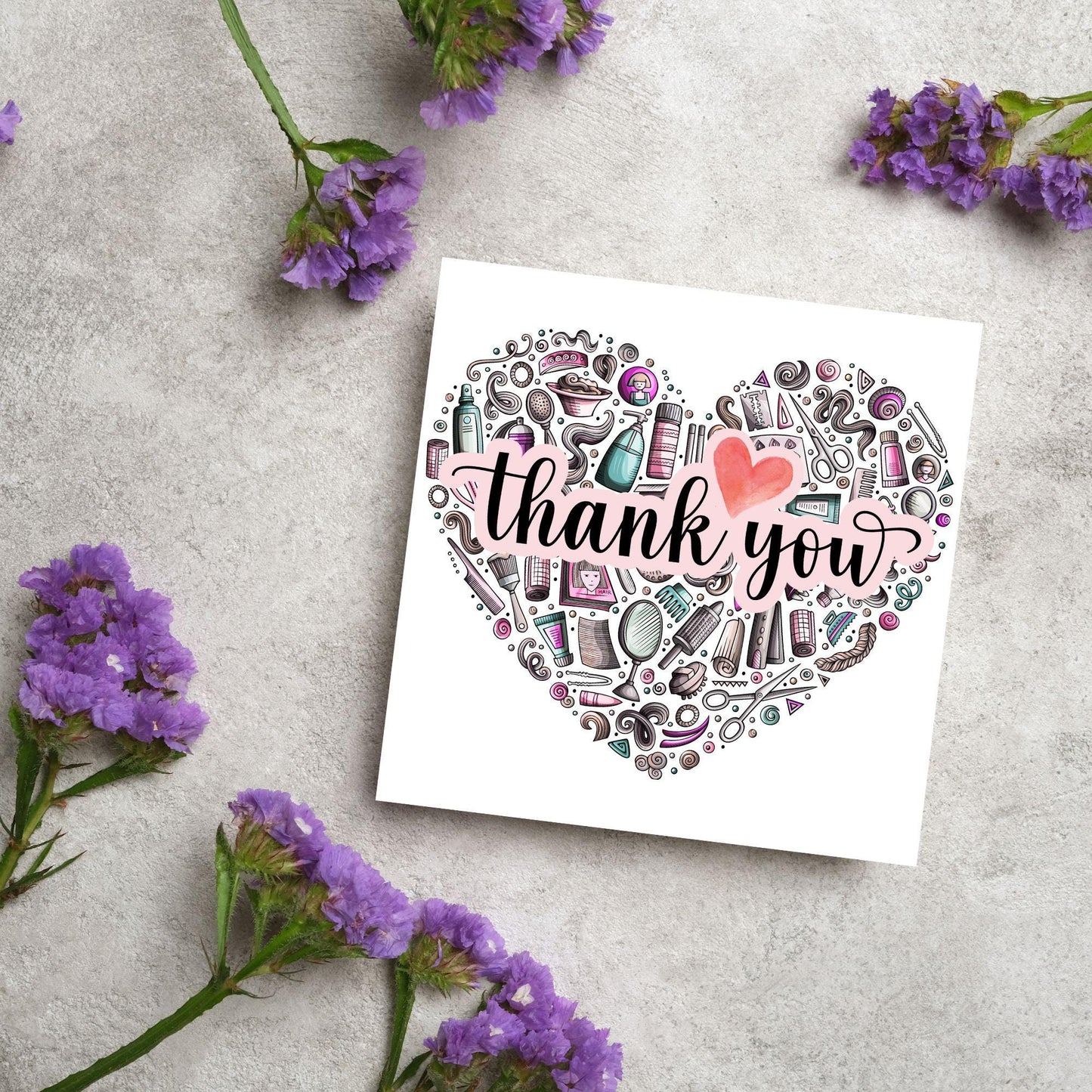 Thank You Hairdresser Card, Thankyou Hair Stylist, Appreciation Card