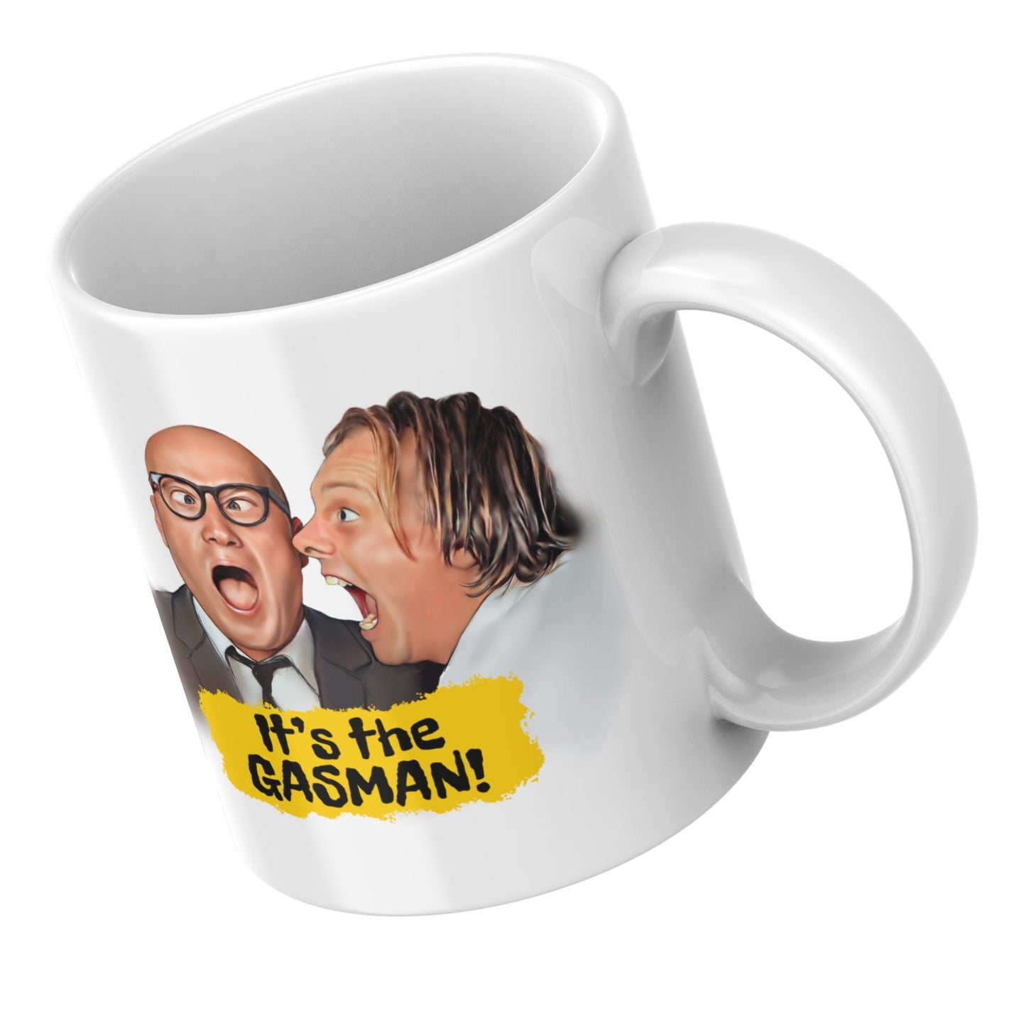 Bottom Gasman Mug, Eddie and Richie, UK Comedy, Gift For Friend, Rik Mayall Mug, Gift for Bottom Fan