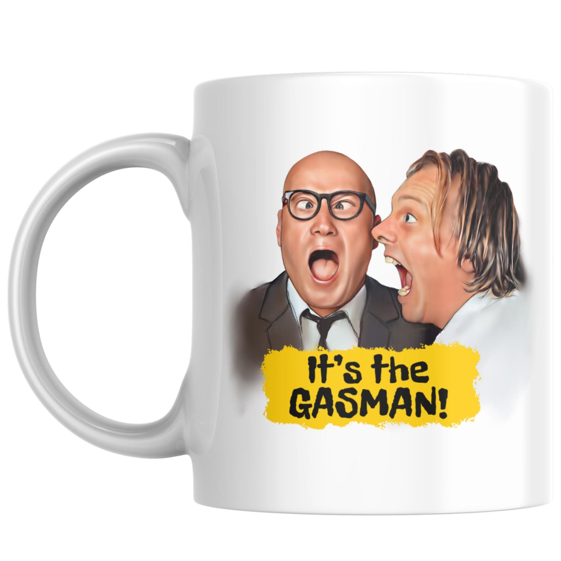 Bottom Gasman Mug, Eddie and Richie, UK Comedy, Gift For Friend, Rik Mayall Mug, Gift for Bottom Fan
