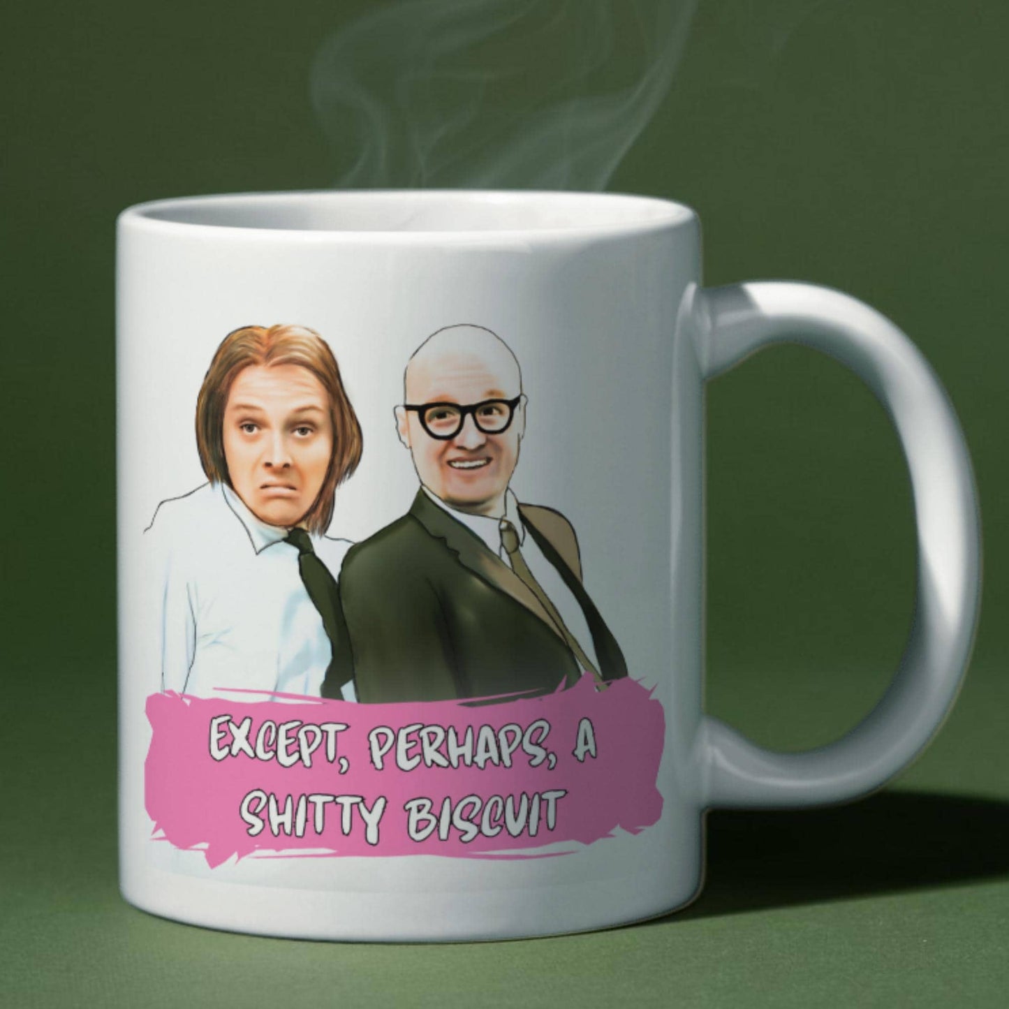 Bottom Mug, Eddie and Richie, UK Comedy, Gift For Friend, Rik Mayall Mug, Gift for Bottom Fan
