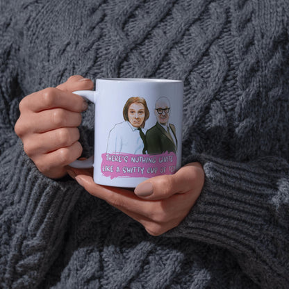 Bottom Mug, Eddie and Richie, UK Comedy, Gift For Friend, Rik Mayall Mug, Gift for Bottom Fan