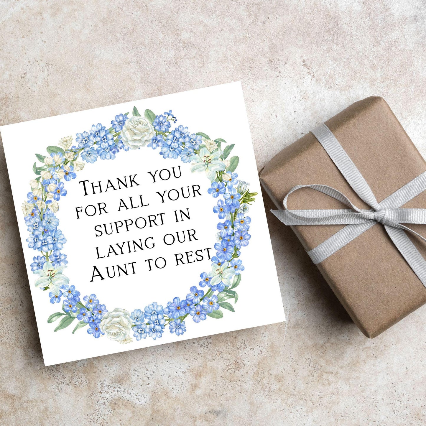 Personalised Thank You Card for Funeral Home, Undertakers card, Mortuary Card, Chapel of Rest Thank You Card, Funeral Director Thanks