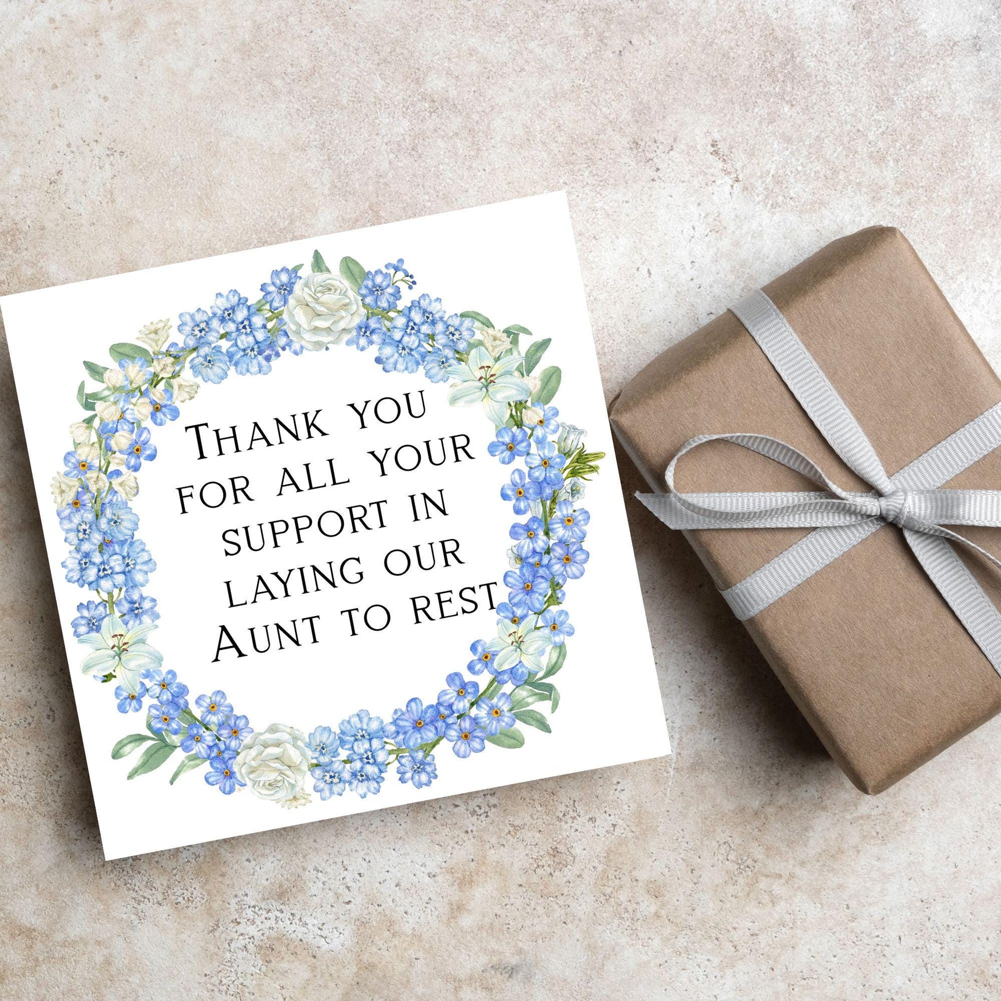Personalised Thank You Card for Funeral Home, Undertakers card, Mortuary Card, Chapel of Rest Thank You Card, Funeral Director Thanks