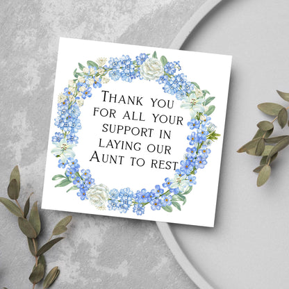 Personalised Thank You Card for Funeral Home, Undertakers card, Mortuary Card, Chapel of Rest Thank You Card, Funeral Director Thanks