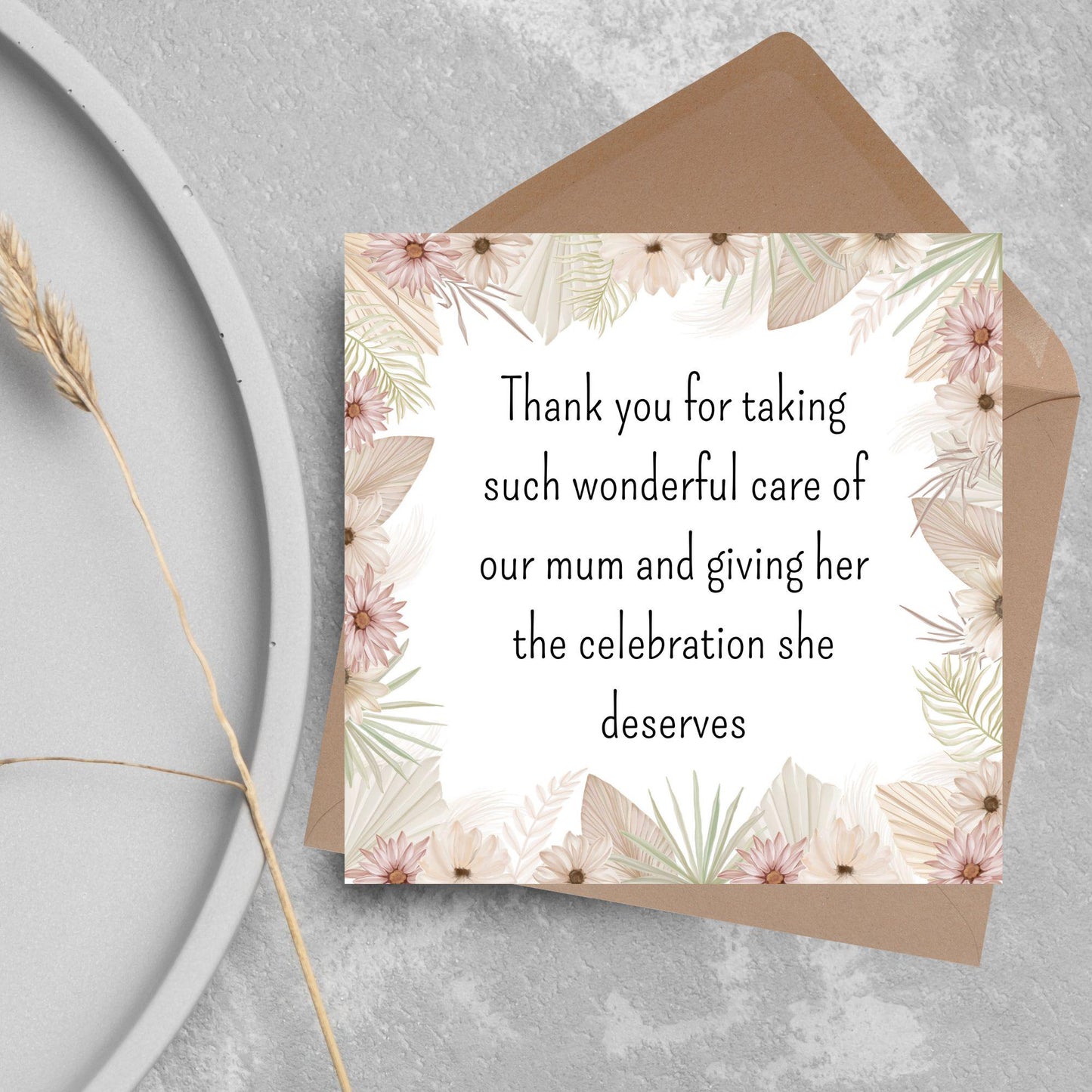 Personalised Thank You Card for Funeral Home, Undertakers card, Mortuary Card, Chapel of Rest Thank You Card, Funeral Director Thanks
