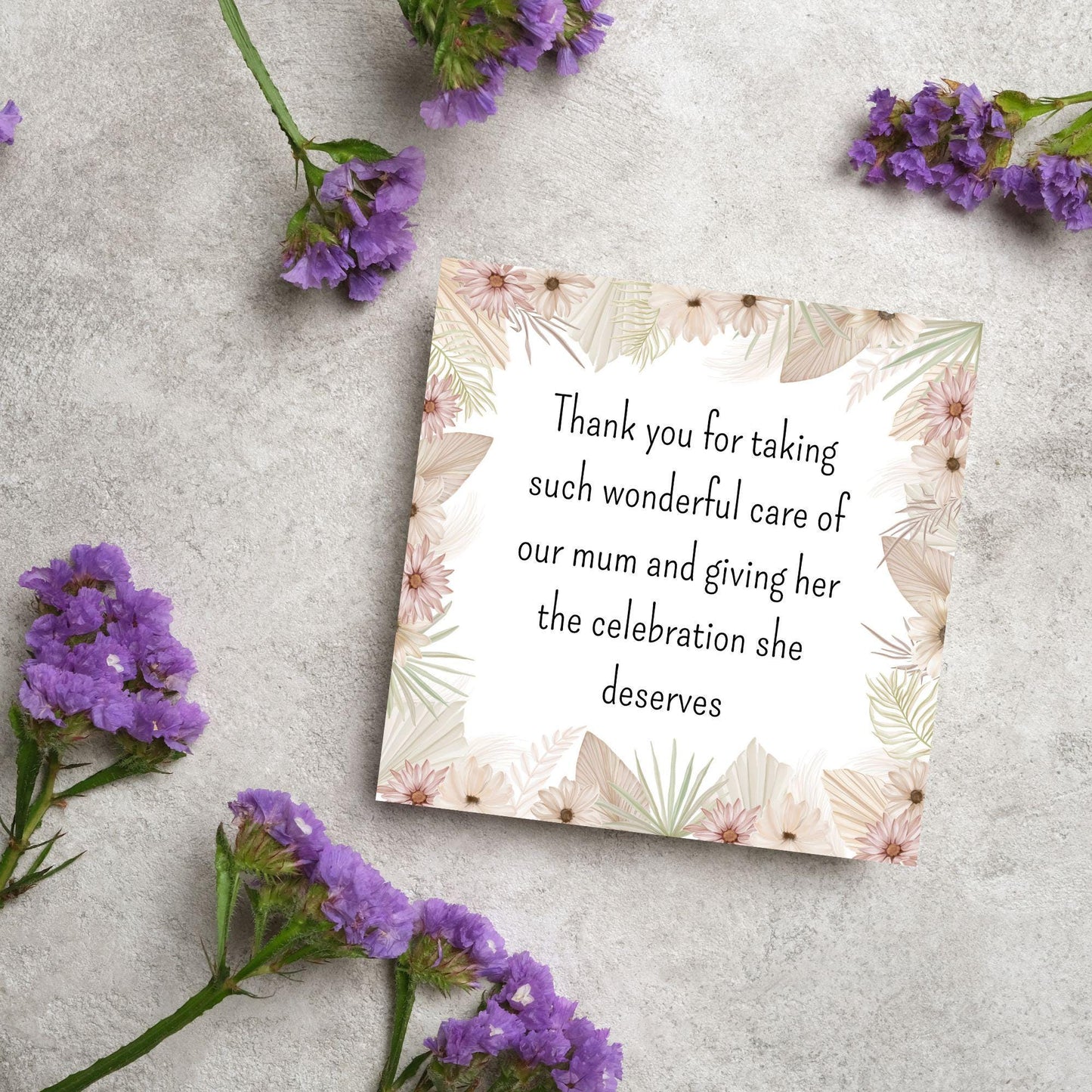 Personalised Thank You Card for Funeral Home, Undertakers card, Mortuary Card, Chapel of Rest Thank You Card, Funeral Director Thanks