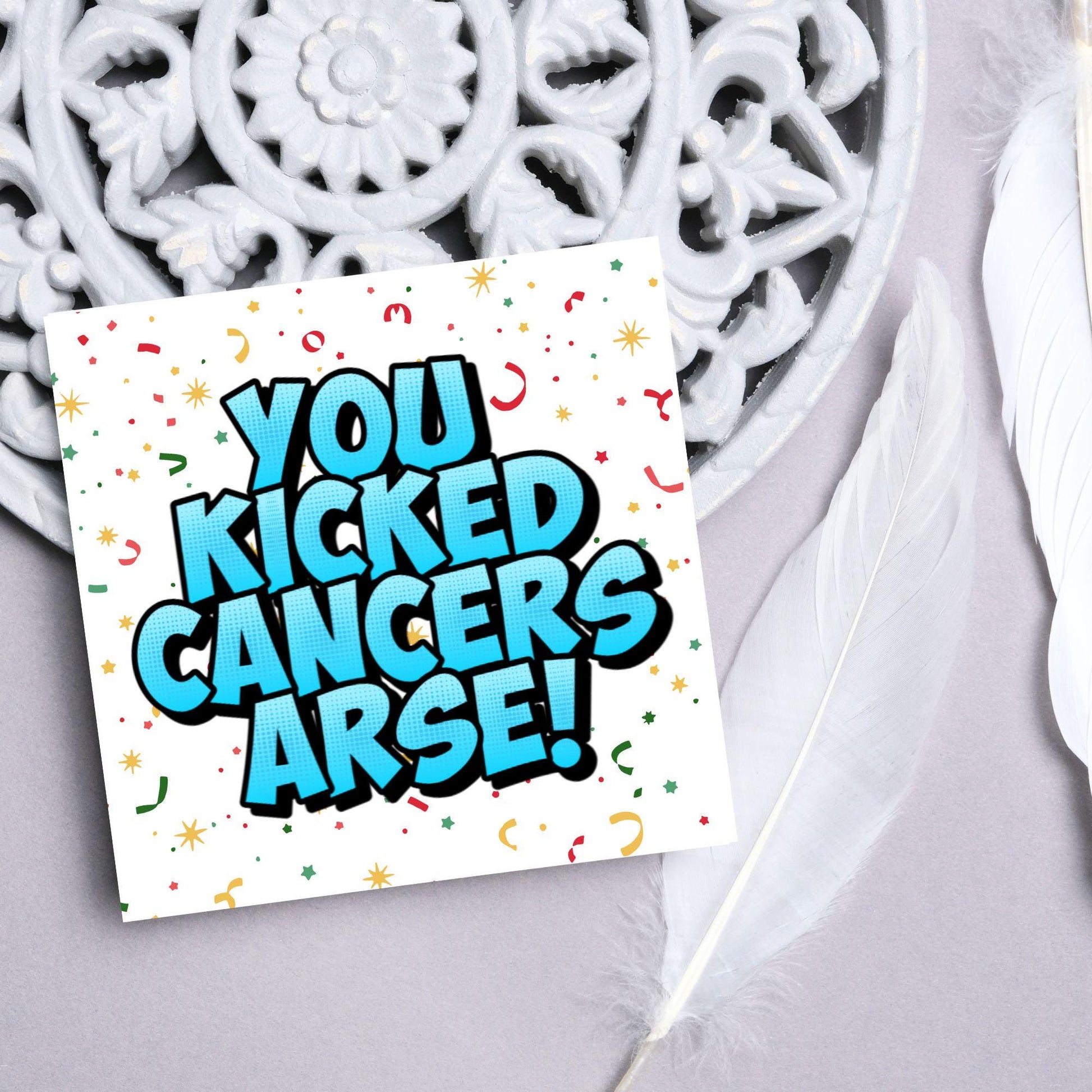 Card for Cancer Patients, End of Radiotherapy, End Of Chemotherapy, Well Done, End of Treatment, Recovery Card, Finished Treatment Card