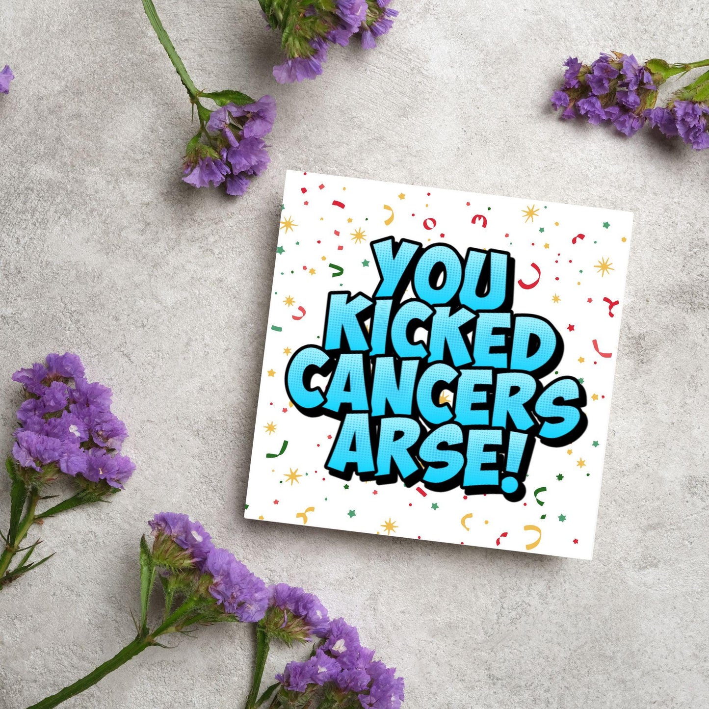 Card for Cancer Patients, End of Radiotherapy, End Of Chemotherapy, Well Done, End of Treatment, Recovery Card, Finished Treatment Card