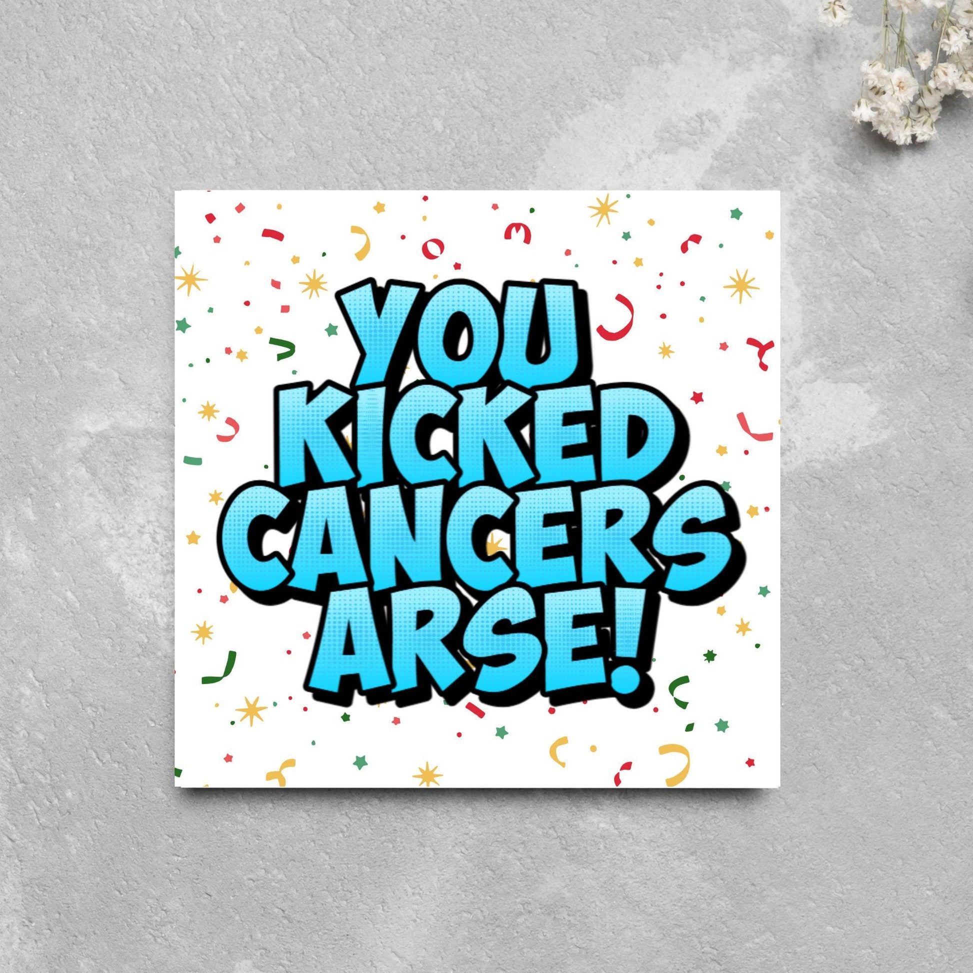 Card for Cancer Patients, End of Radiotherapy, End Of Chemotherapy, Well Done, End of Treatment, Recovery Card, Finished Treatment Card