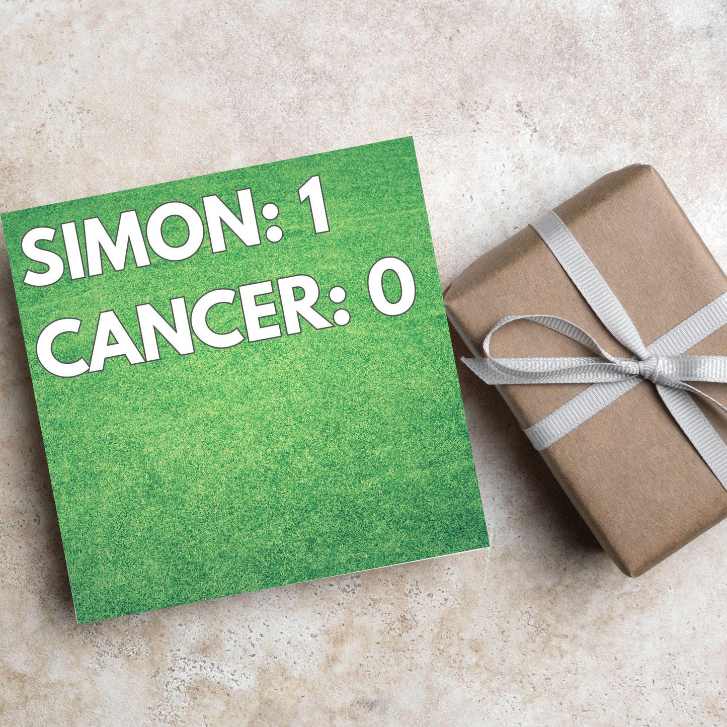 Personalised Card for Cancer Patients, Football Themed End of Radiotherapy, End Of Chemotherapy, Well Done, End of Treatment, Recovery Card