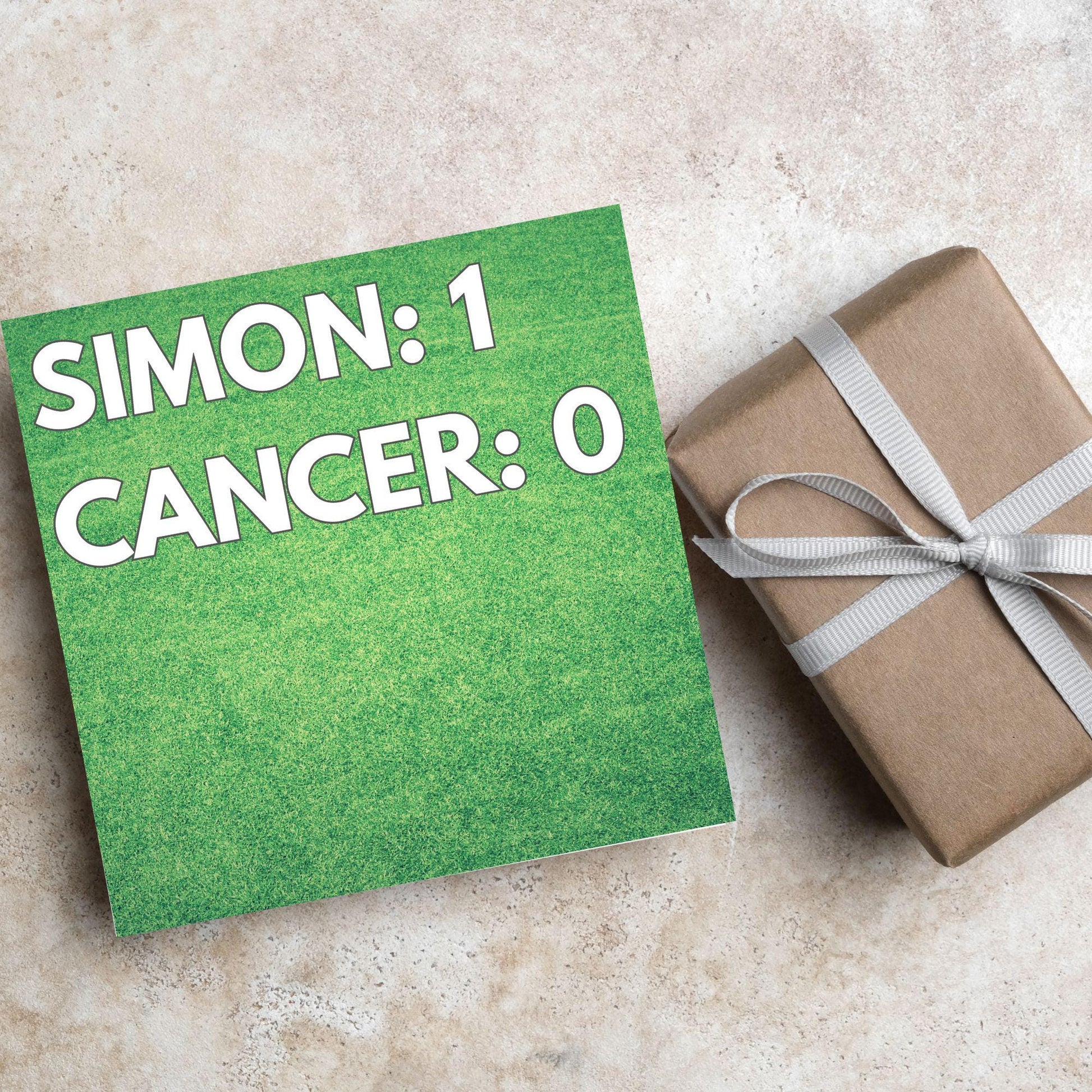Personalised Card for Cancer Patients, Football Themed End of Radiotherapy, End Of Chemotherapy, Well Done, End of Treatment, Recovery Card