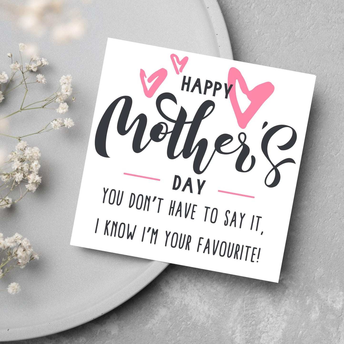 Funny Mother's Day Card, Cute Card for Mum, Greetings Card, Happy Mother's Day, Card for Mother, Mam Card, Thanks Mum Card