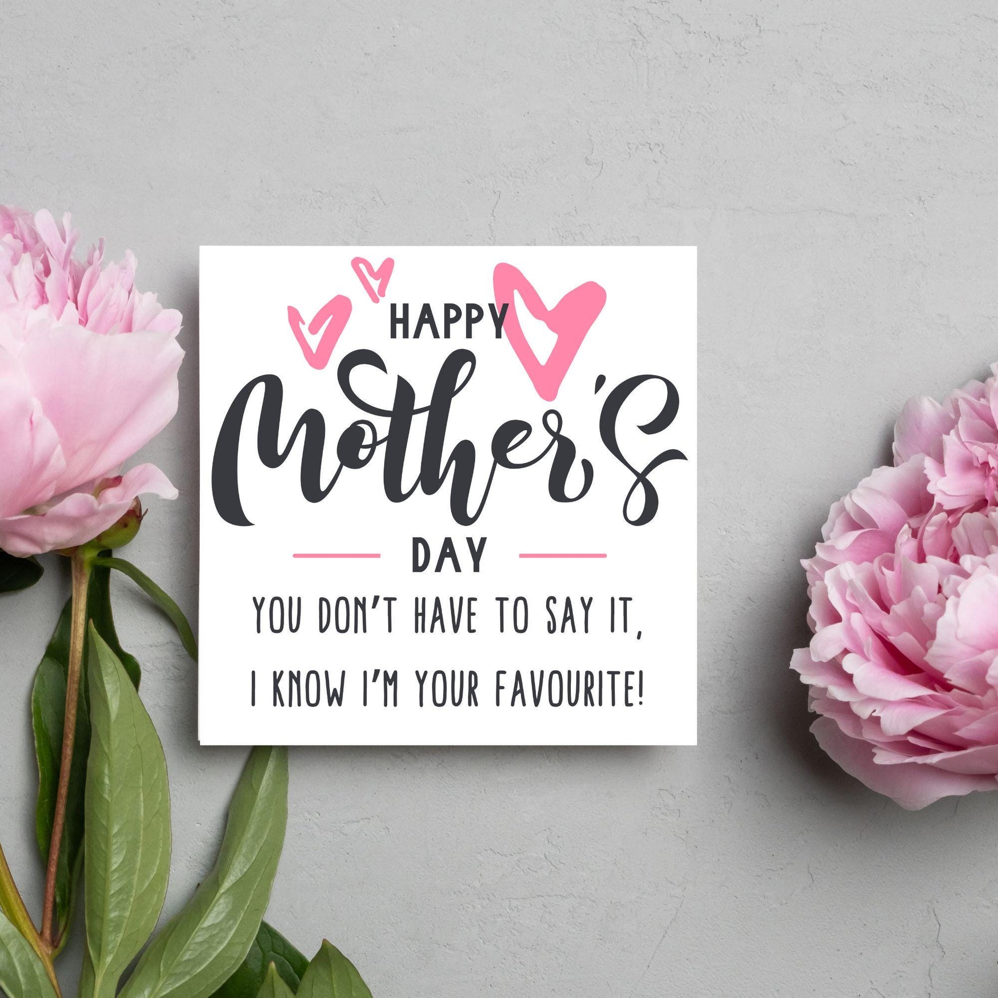 Funny Mother's Day Card, Cute Card for Mum, Greetings Card, Happy Mother's Day, Card for Mother, Mam Card, Thanks Mum Card