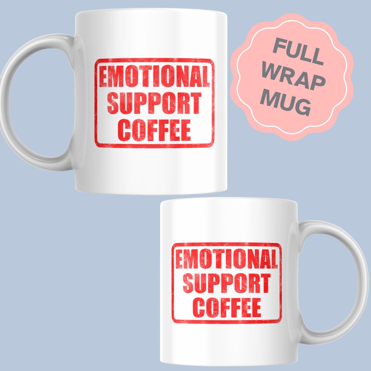 Office Mug, Funny Gift, Gift for Colleague, Emotional Support Mug, Mug for Coffee Lover