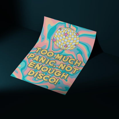 Panic At The Disco Inspired Poster, A4 Print, Fun Wall Art, Quirky Decor, Poster for Dorm, Song Lyrics