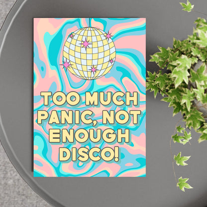 Panic At The Disco Inspired Poster, A4 Print, Fun Wall Art, Quirky Decor, Poster for Dorm, Song Lyrics