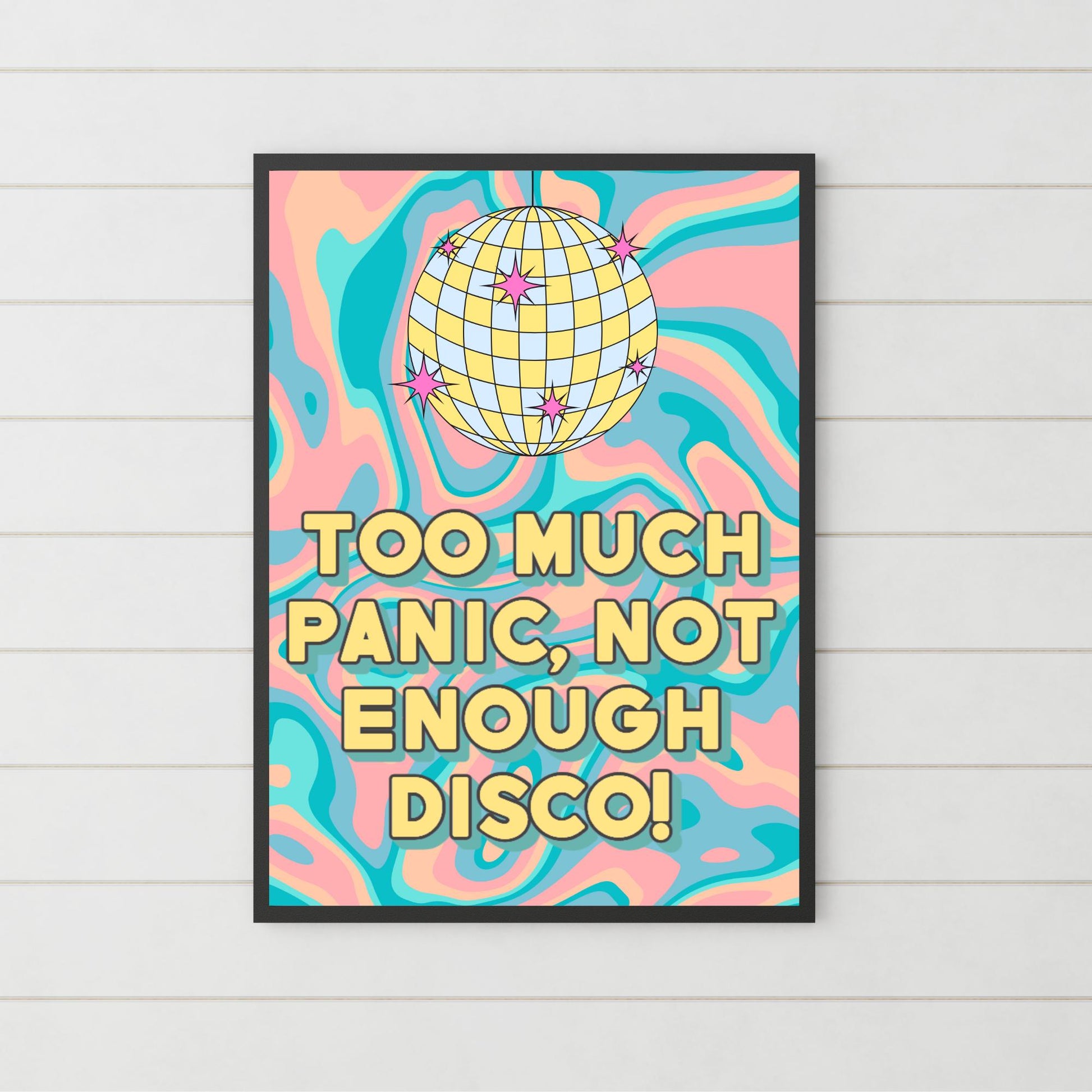 Panic At The Disco Inspired Poster, A4 Print, Fun Wall Art, Quirky Decor, Poster for Dorm, Song Lyrics