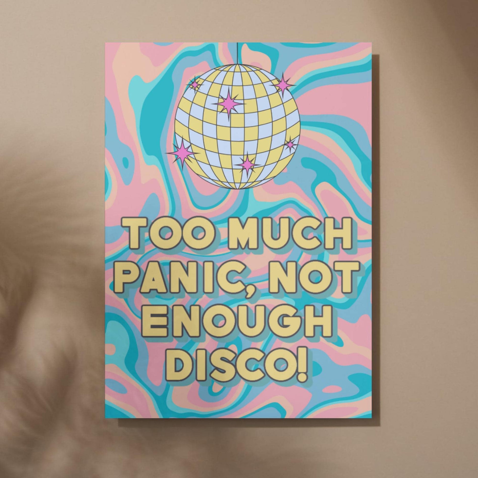 Panic At The Disco Inspired Poster, A4 Print, Fun Wall Art, Quirky Decor, Poster for Dorm, Song Lyrics