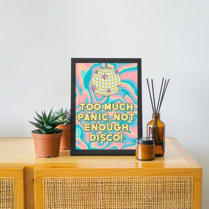 Panic At The Disco Inspired Poster, A4 Print, Fun Wall Art, Quirky Decor, Poster for Dorm, Song Lyrics
