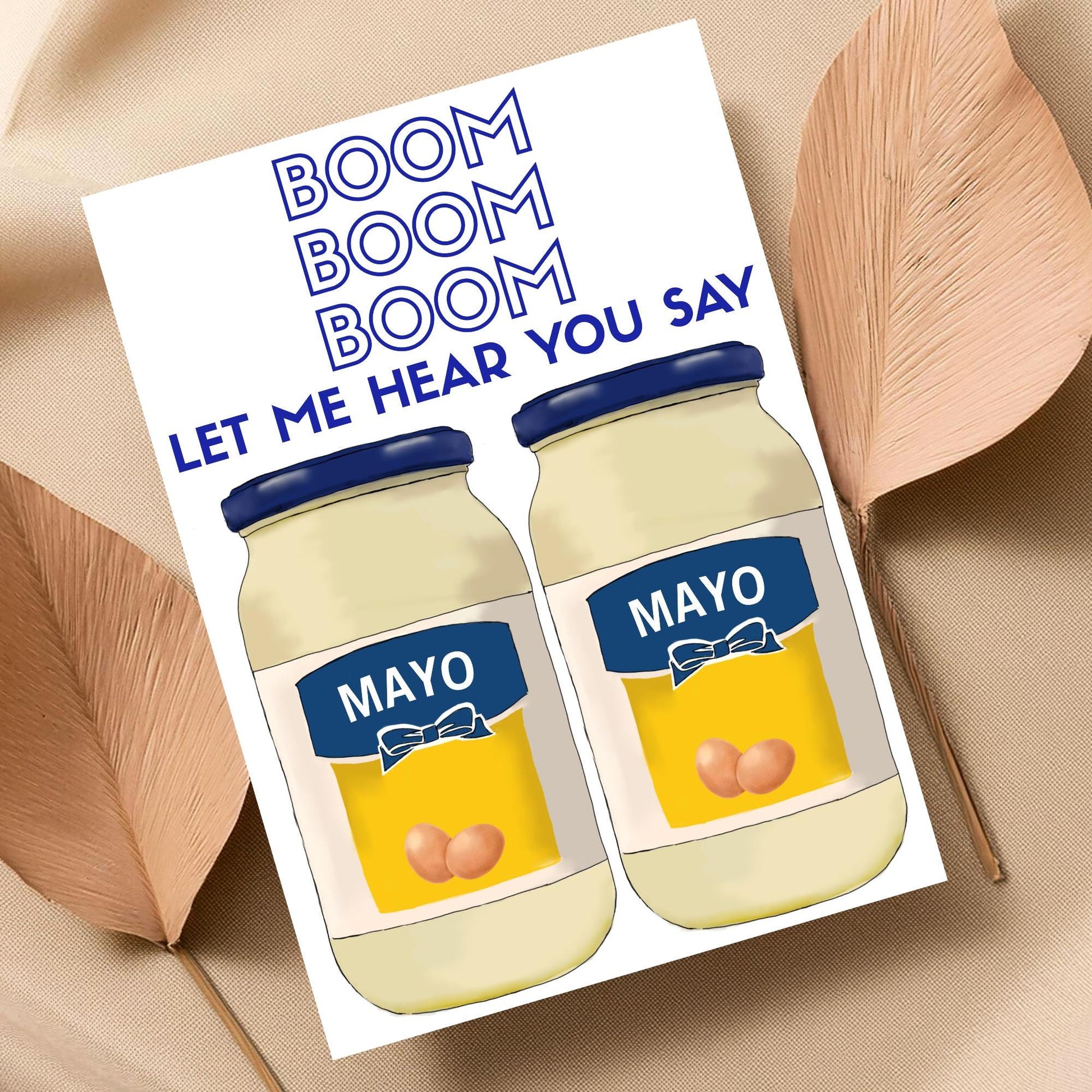 Song Lyric Poster, Mayonaise, Poster Print for Kitchen, Quirky Decor Wall Art