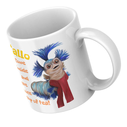 Labyrinth Worm Mug, Allo, Tea Cup, 80's Classic, Fantasy Movie, Cult Film Gift