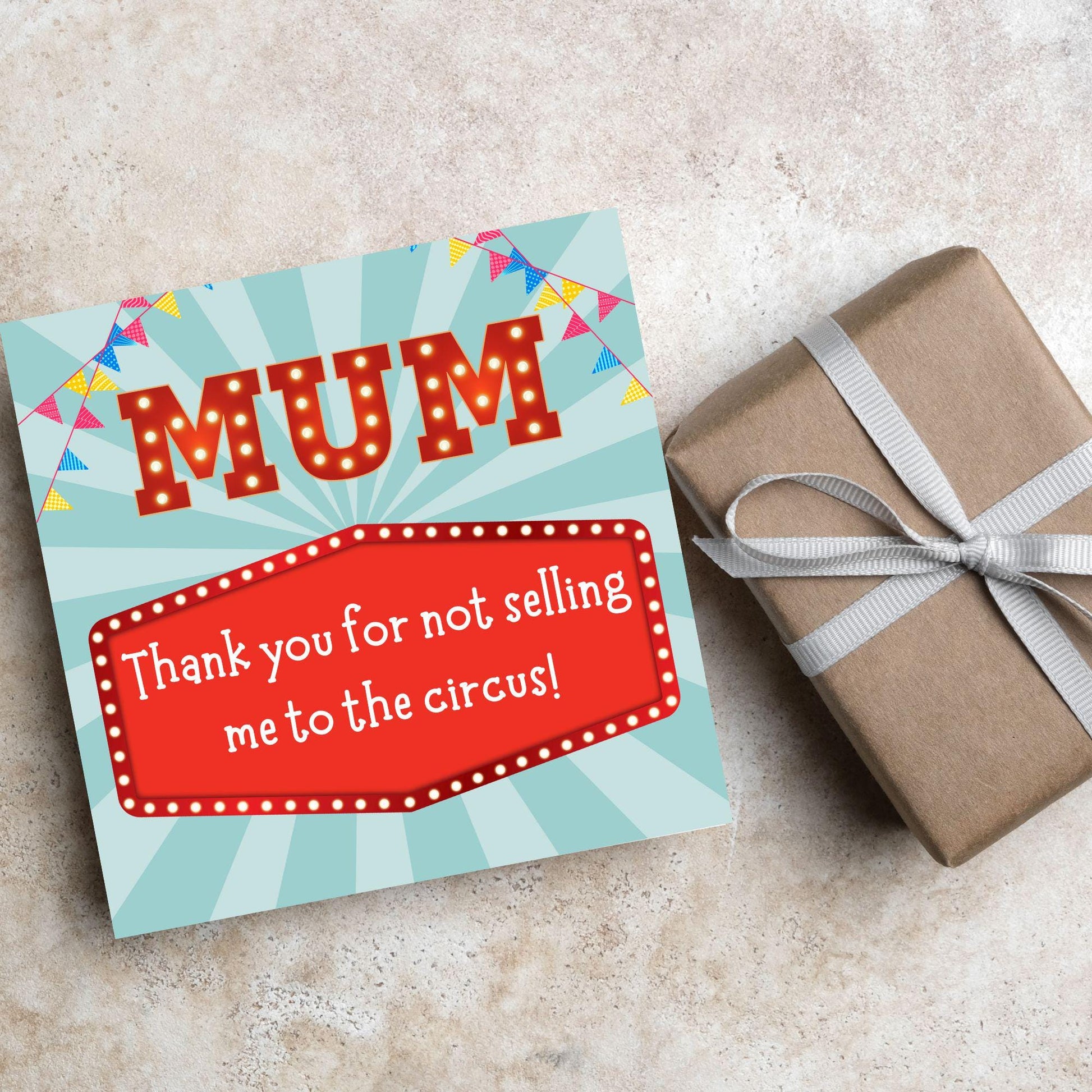 Fun Mothers Day Card, Cute Card for Mum, Greetings Card, Happy Mothers Day, Card for Mother, Mam Card, Thanks Mum Card