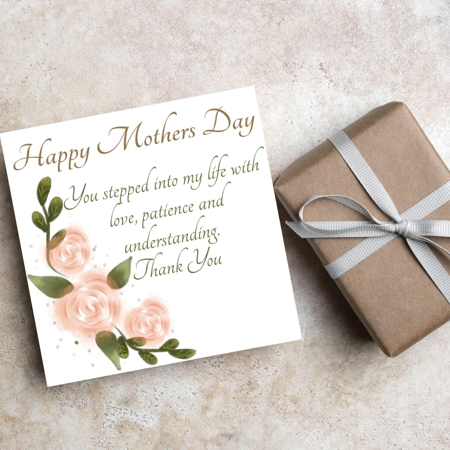 Stepmum Mother's Day Card, Happy Mother's Day, Card for Step Mother, Mam Card, Thanks Mum Card, Adopted Mum, Foster Mum